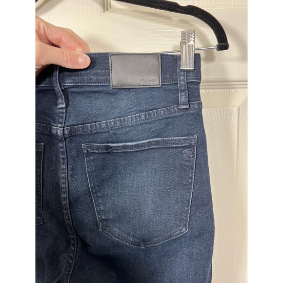 Madewell 10" High Rise Skinny Jeans Dark Blue Capsule Vacation Easy Travel Ready - Picture 5 of 10